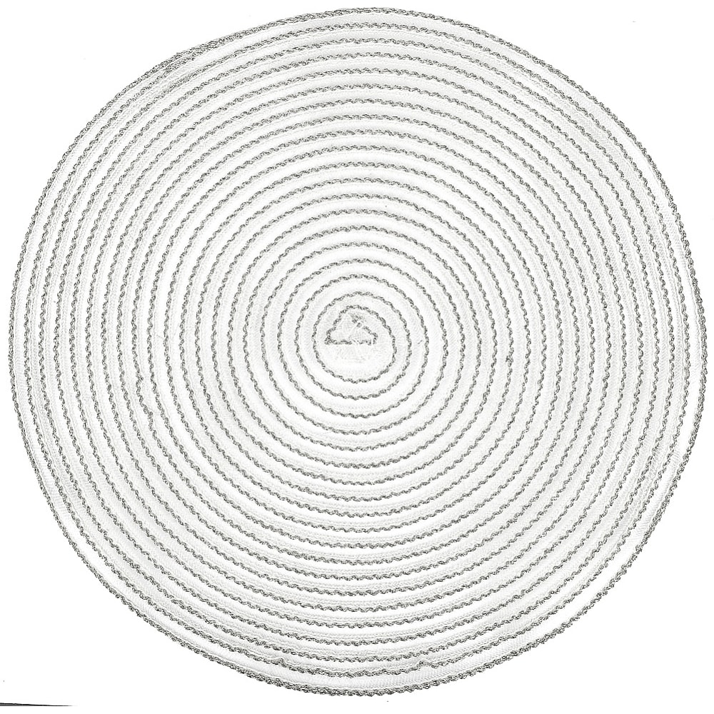 Сервировочных набор салфеток Nouvelle, цвет серый 9903330-1-Н4 Ajoure 38см - фото 1