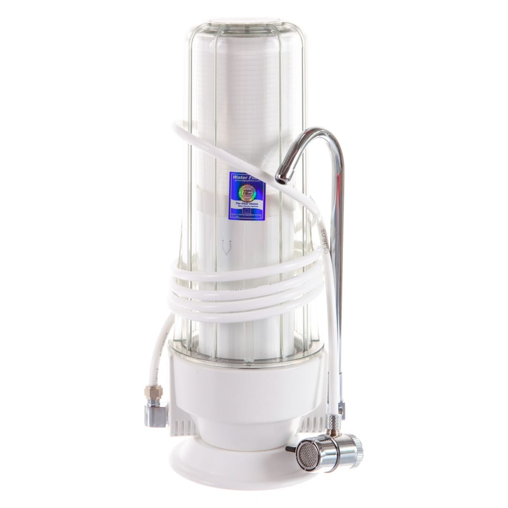 Настольный кухонный фильтр Aquafilter латунный механический фильтр aquafilter