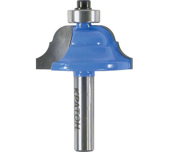 Изображение товара Фреза кромочная калевочная с подшипником (39.3 мм; R4.8/6.3 мм; хвостовик 8 мм) Кратон 1 09 03 081