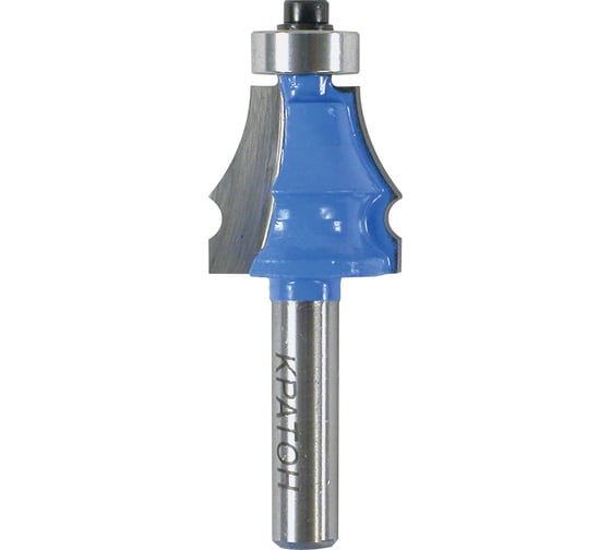 Изображение товара Фреза кромочная фигурная с подшипником (22.8 мм; R4 мм; хвостовик 8 мм) Кратон 1 09 03 084