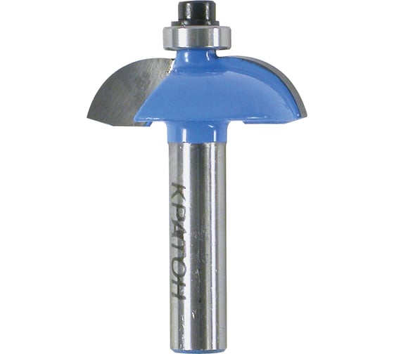 Изображение товара Фреза кромочная калевочная с подшипником (32 мм; R9.7 мм; хвостовик 8 мм) Кратон 1 09 03 087