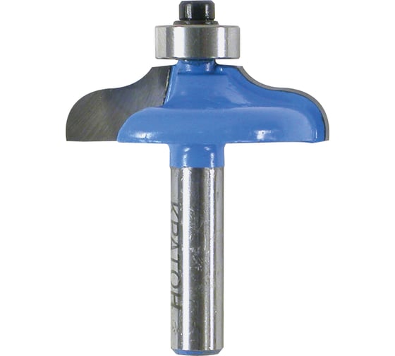 Изображение товара Фреза кромочная калевочная с подшипником (37.5 мм; R4.8 мм; хвостовик 8 мм) Кратон 1 09 03 088