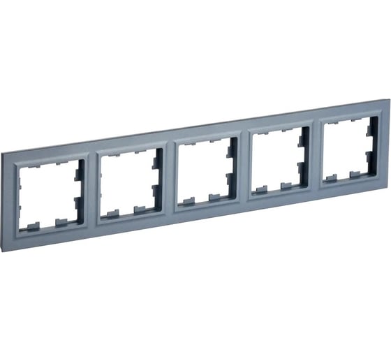 Изображение товара 5-местная рамка IEK Brite ру-5-брм маренго BR-M52-K35