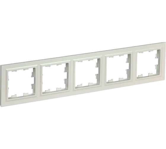 Изображение товара 5-местная рамка IEK Brite ру-5-брж жемчуг BR-M52-K36