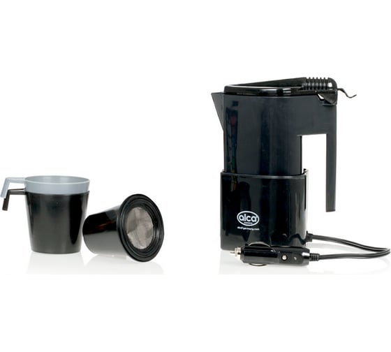 Изображение товара Миникофеварка Alca 12 В, 0.4 л, 2 чашки и 1 фильтр для кофе 542120