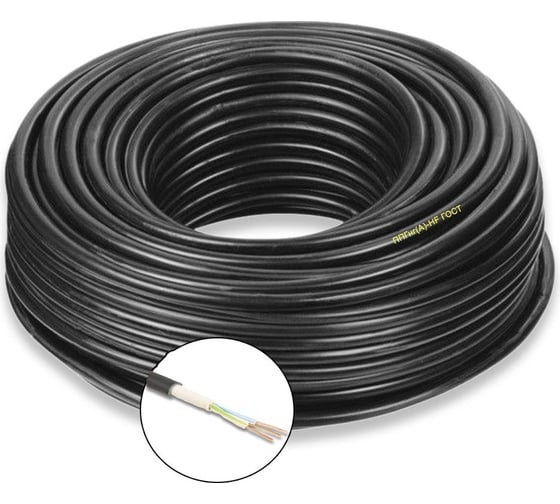 Изображение товара Силовой кабель ПРОВОДНИК ппгнг(a)-hf 3x2.5 мм2, 1м OZ100837L1