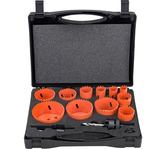 Изображение товара Набор коронок универсальных биметаллических Кратон 11 шт. 1 04 01 003