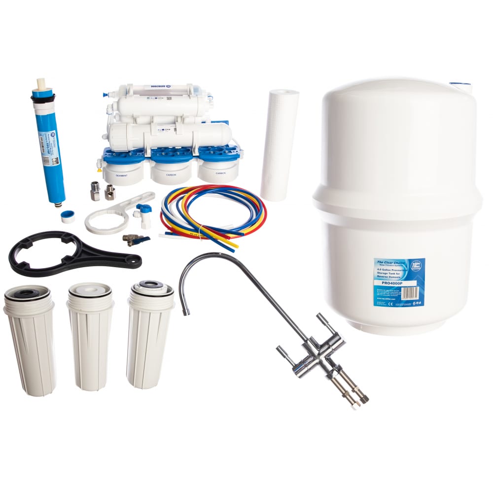 Семиступенчатая система обратного осмоса Aquafilter биокерамический картридж для ионизации воды aquafilter 2 x11 aifir2000 резьбовой 718