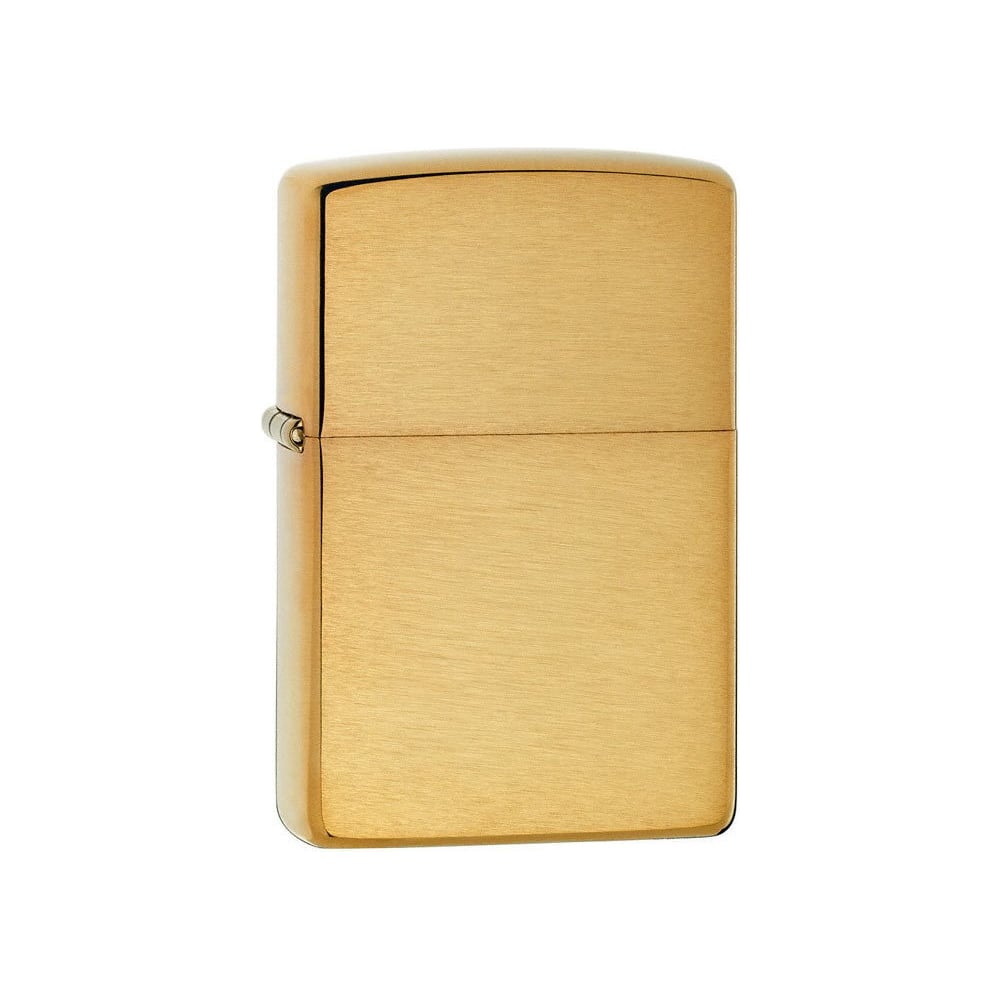Изображение товара Зажигалка Zippo 204B ветроустойчивая латунь матовое покрытие