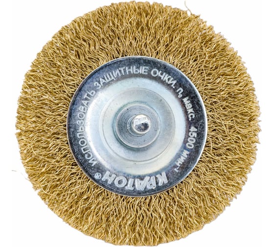 Изображение товара Щетка для дрели плоская Кратон 75 мм BS 1 11 01 003