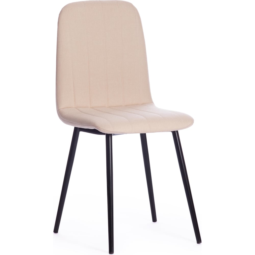 Изображение товара Стул Tetchair arc ткань металл бежевый и черный компактный современный