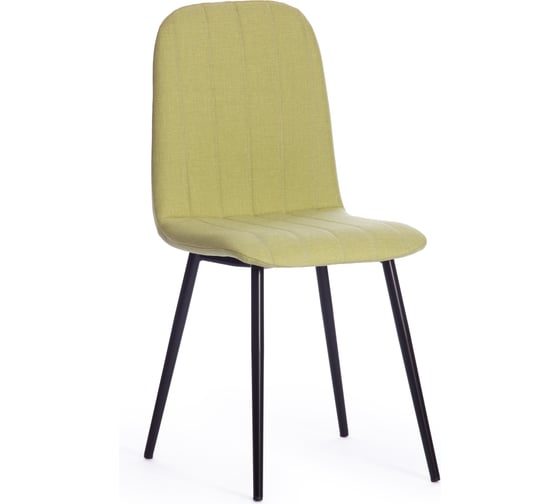 Изображение товара Стул Tetchair arc ткань/металл, 46x52x88 см, фисташковый 64/черный 19118