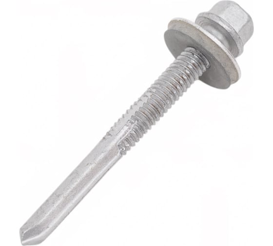 Изображение товара Самосверлящий винт Fasty sd18 c шайбой, 5.5x50 мм, Magnisilver 1000hrs, шайба 16 мм, 100 шт. P157555AMS