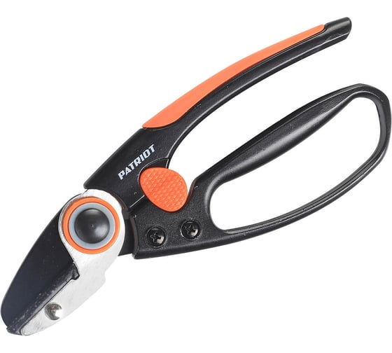 Изображение товара Секатор PATRIOT PAP-203 контактный, с наковаленкой, антифрикционное покрытие, ручка-петля, 203 мм 777004207