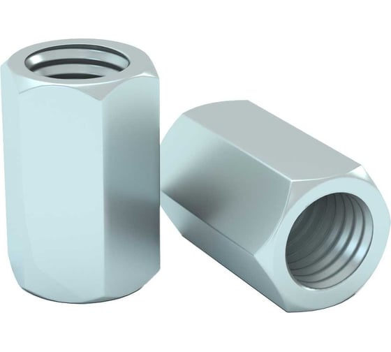 Изображение товара Соединительная гайка Система КМ М6 DIN 6334, упаковка 100 шт. LO0821 MS6