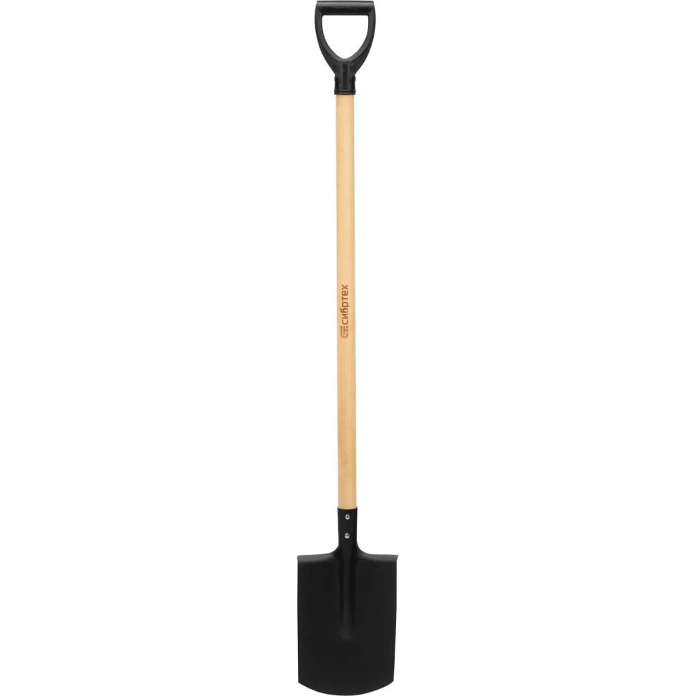 Прямоугольная лопата СИБРТЕХ лопата совковая прямоугольная l 115 см деревянный лакированный черенок luxe