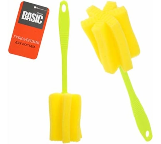 Изображение товара Губка-ершик для посуды MARMITON basic 23x5.5 см 17657
