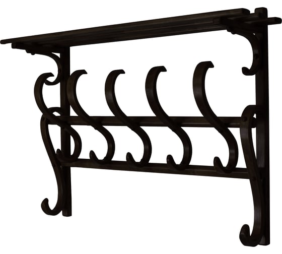 Изображение товара Настенная вешалка Мебелик В 7Н венге 6780