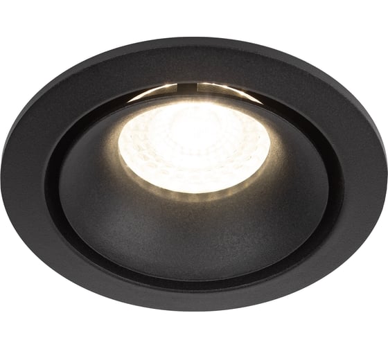 Изображение товара Встраиваемый светильник ЭРА KL100 BK, MR16, GU5.3, алюминиевый, черный Б0055585