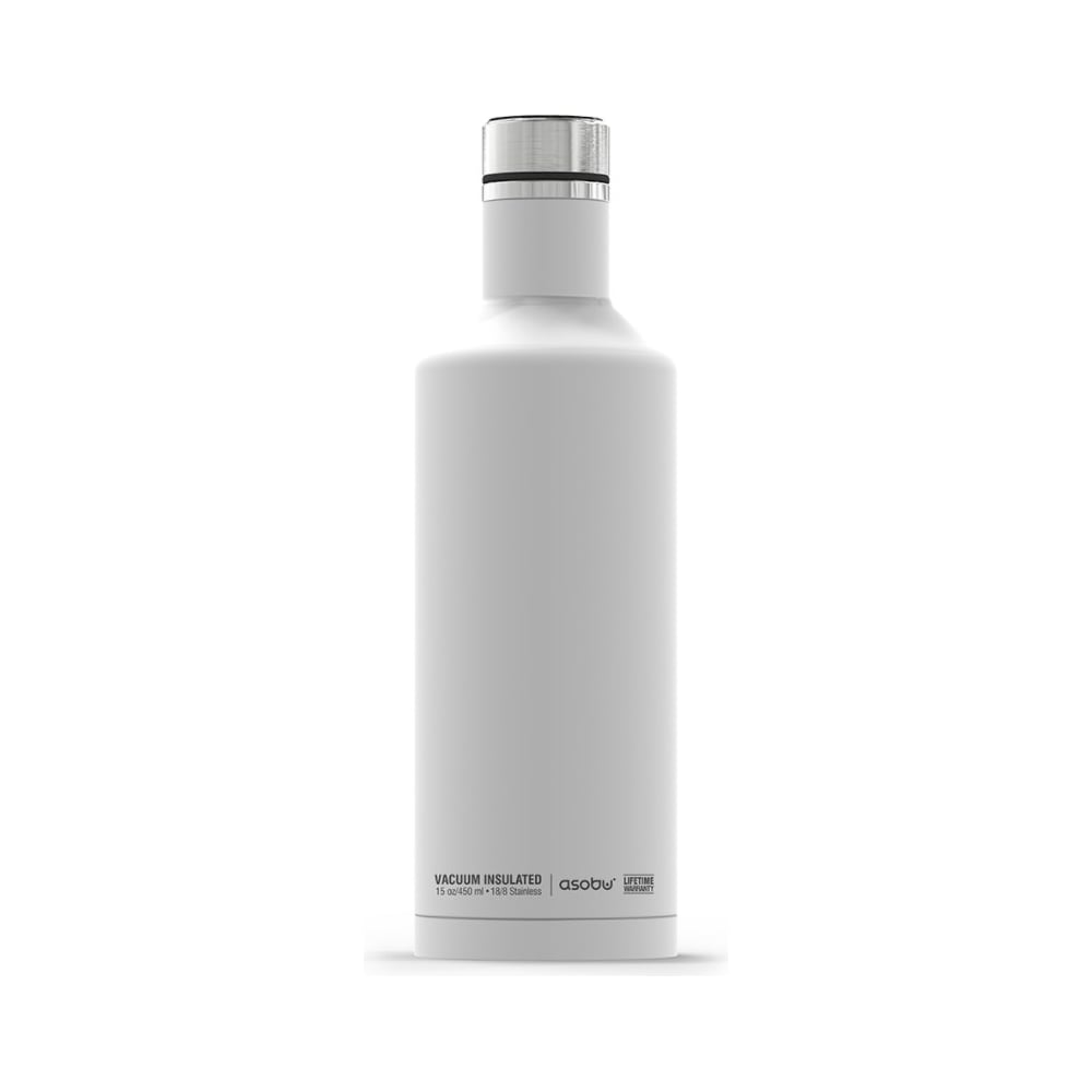 фото Термобутылка asobu times square travel bottle 0.45 л, белая sbv15 white