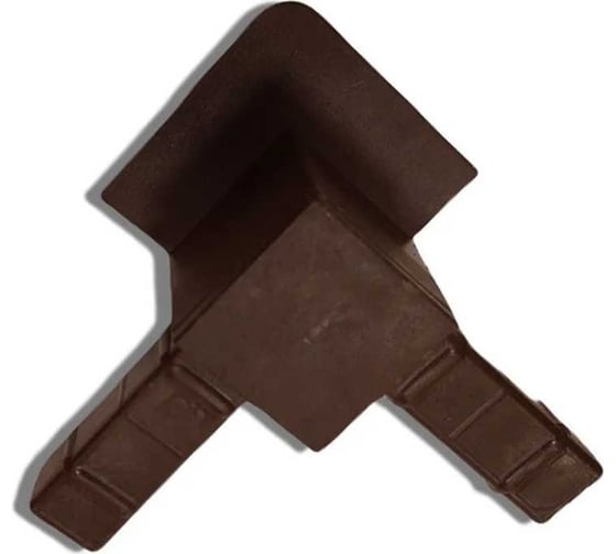 Изображение товара Пластиковый уголок для внутренней вставной москитной сетки KOMFORT москитные системы vsn, коричневый, 4 шт УПКvsn,4