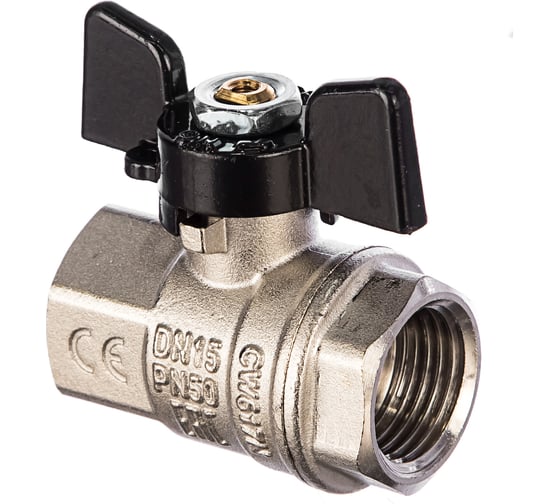 Изображение товара Шаровый кран 1/2 в/в бант Bugatti NEW JERSEY 900 9120004 ИС.080985