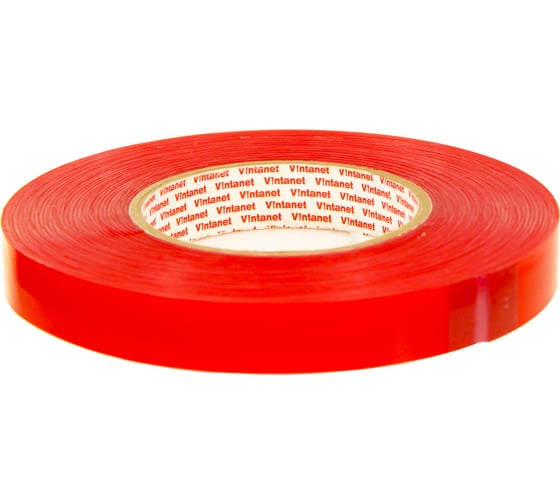 Изображение товара Монтажная двусторонняя клейкая лента VINTANET VN135, прозрачная, 19 мм х 11 м VN1351911