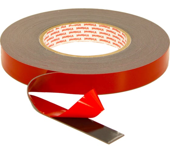 Изображение товара Монтажная сверхсильная двусторонняя клейкая лента VINTANET VN1146, цвет черный, 19 мм х 11 м VN11461911