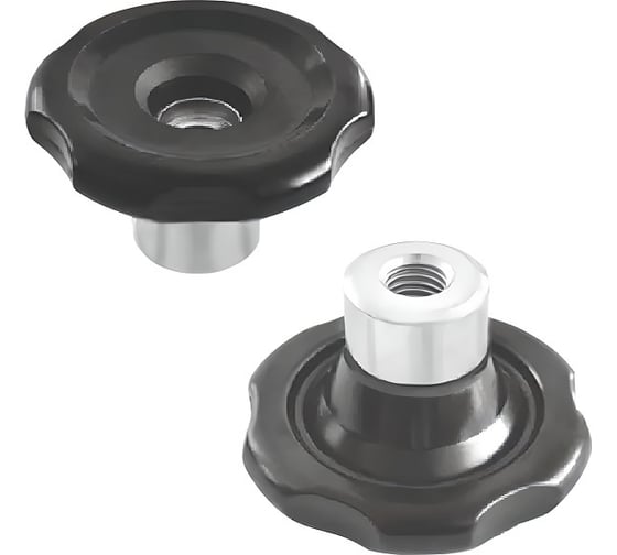 Изображение товара Звездообразная ручка со сквозной резьбой EMES BTVBB801425