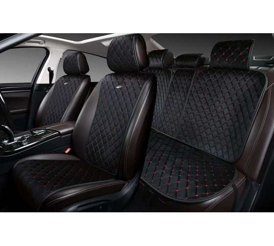 Изображение товара Накидки PSV Asterion PRO Черный Отстрочка красная компл 135147