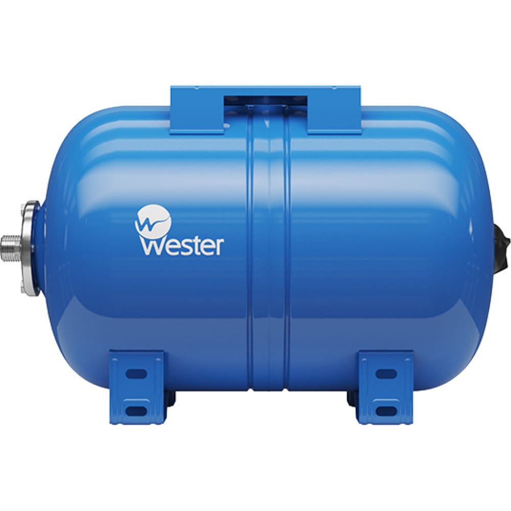 горизонтальный гидроаккумулятор для воды джилекс 50гп к 7058 мембрана каучук объем бака 50 л Горизонтальный мембарнный бак для водоснабжения Wester