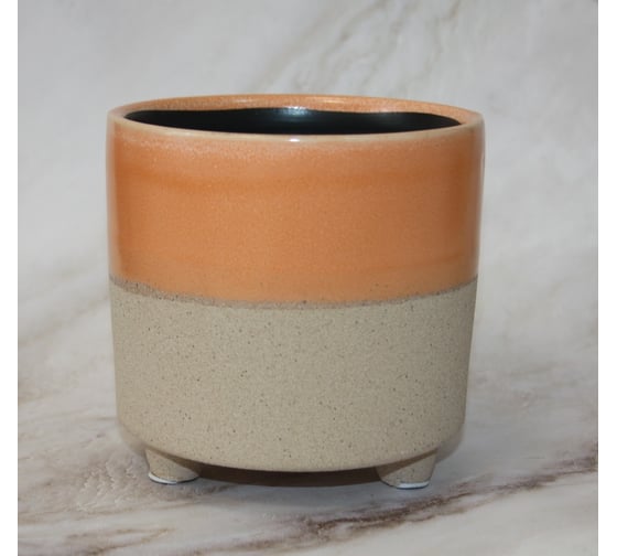 Изображение товара Кашпо Scheurich Kübel Piaff sandy apricot керамика, диаметр 12 см, высота 115 мм, песочно-абрикосовое 063322