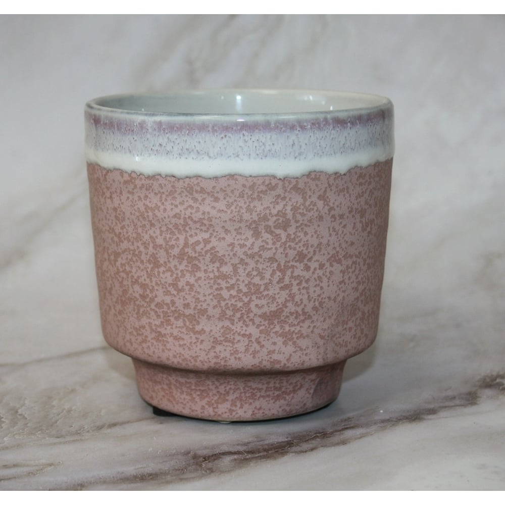 Изображение товара Керамическое кашпо Scheurich Bolia rosé 125 мм напольное для растений