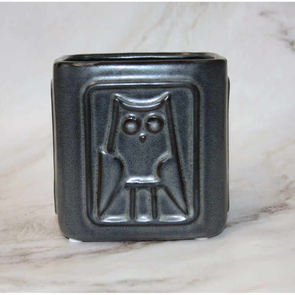 Изображение товара Кашпо Scheurich Kübel Rumba grey wash из керамики для растений 125 мм