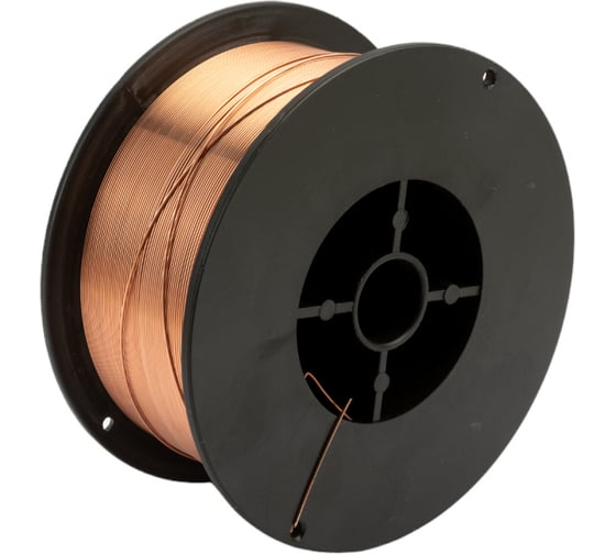 Изображение товара Проволока сварочная омедненная ER-70S-6 (1 кг; 0.6 мм) Кратон 1 19 02 004