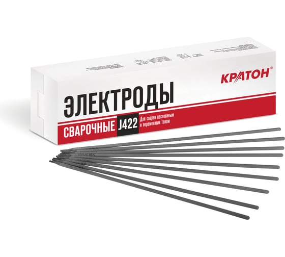 Изображение товара Электрод J422 (5 кг; 4 мм) для дуговой сварки Кратон 1 19 01 003