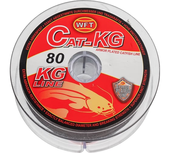 Изображение товара Плетеная леска WFT KG CAT Brown 300/060 1D-C-912-060