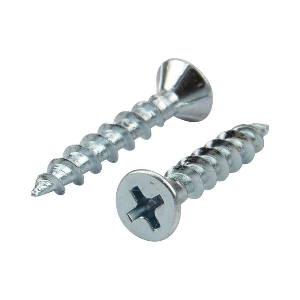 Изображение товара Оконный саморез Квадра острый 4.1x25 мм, белый цинк, 18000 шт