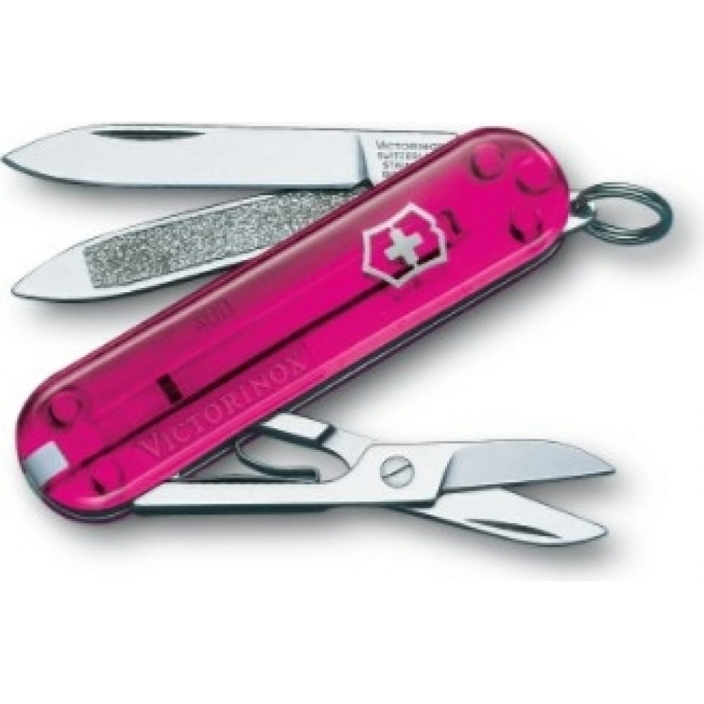 Купить Нож-брелок Victorinox, Classic Rose Edition, нож-брелок, розовый