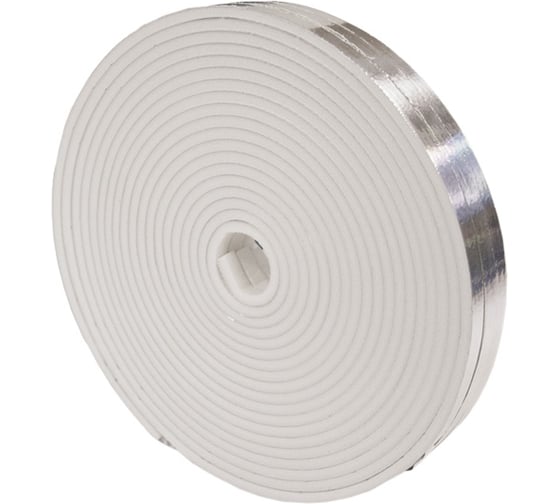 Изображение товара Уплотнитель для окон РемоКолор вспененный полиэтилен с клеевым слоем, 8х4 мм х 18 м 50-0-318