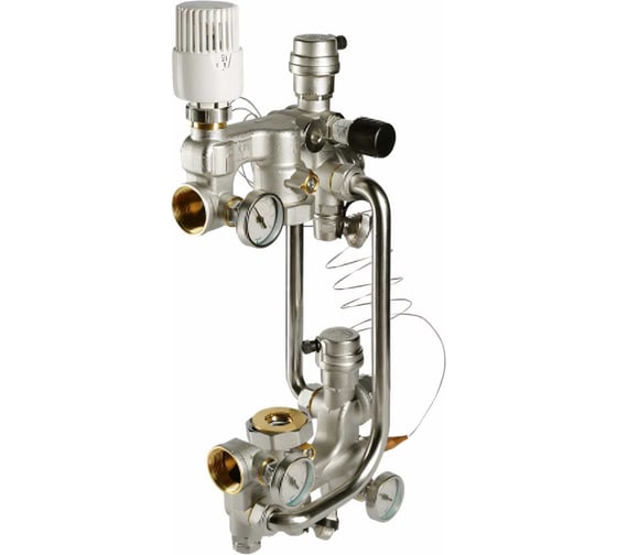 Изображение товара Насосно-смесительный узел с термоголовкой (без насоса) Valtec VT.COMBI.0.180