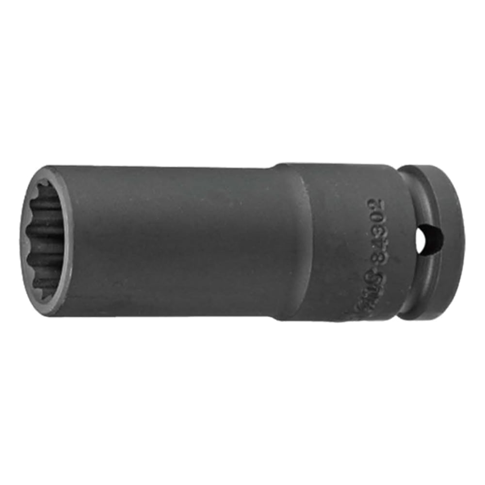 Изображение товара Головка ударная длинная 12-гранная 17 мм HANS 84302M17