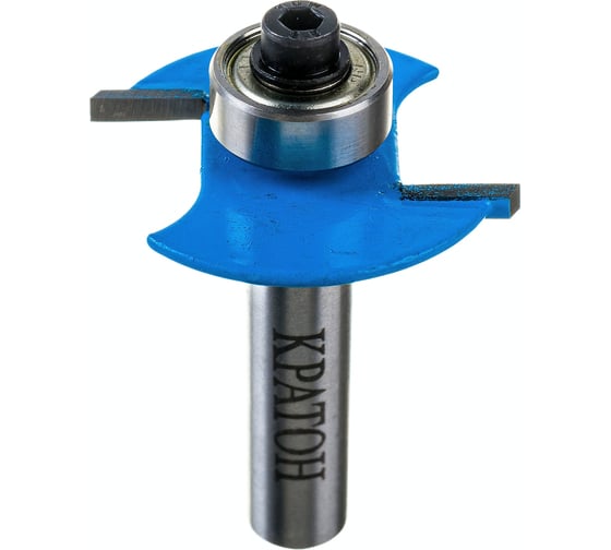 Изображение товара Фреза фальцевальная кромочная с подшипником (31.8х50.5х2.4 мм; хвостовик 8 мм) Кратон 1 09 03 037