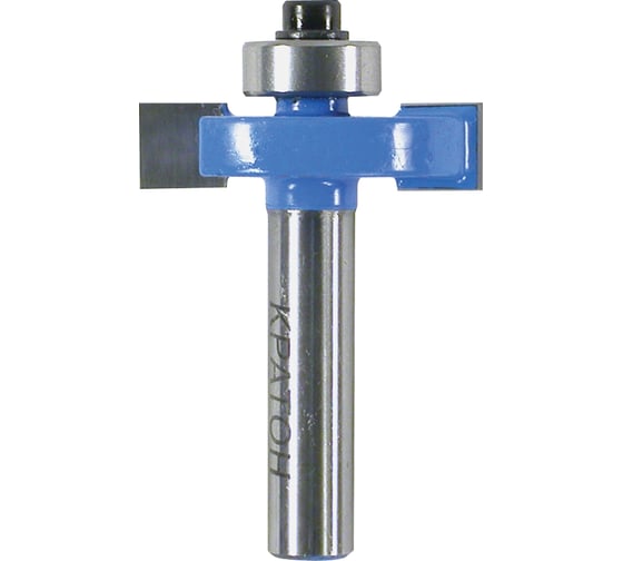 Изображение товара Фреза фальцевальная кромочная с подшипником (31.8х51х8 мм; хвостовик 8 мм) Кратон 1 09 03 042