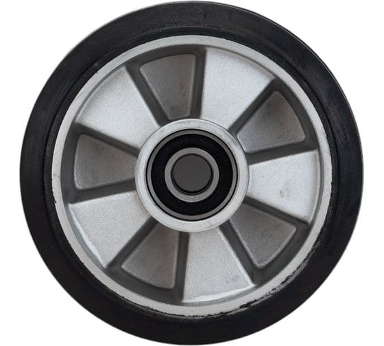 Изображение товара Колесо для гидравлической тележки 180хS50 мм, Rub, алюминий, c подшипником WILMART 325(180)Rubb