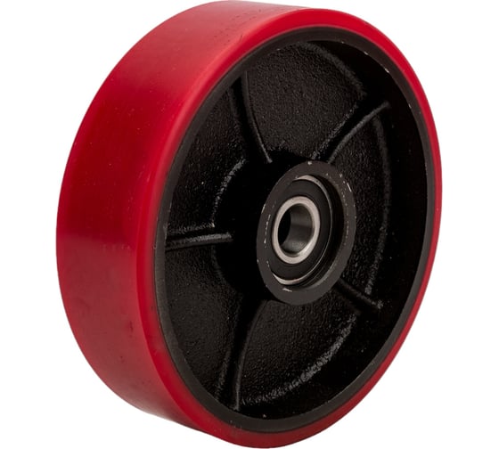 Изображение товара Колесо для гидравлической тележки 180хS50 мм, PU, c подшипником WILMART 325(180)polb