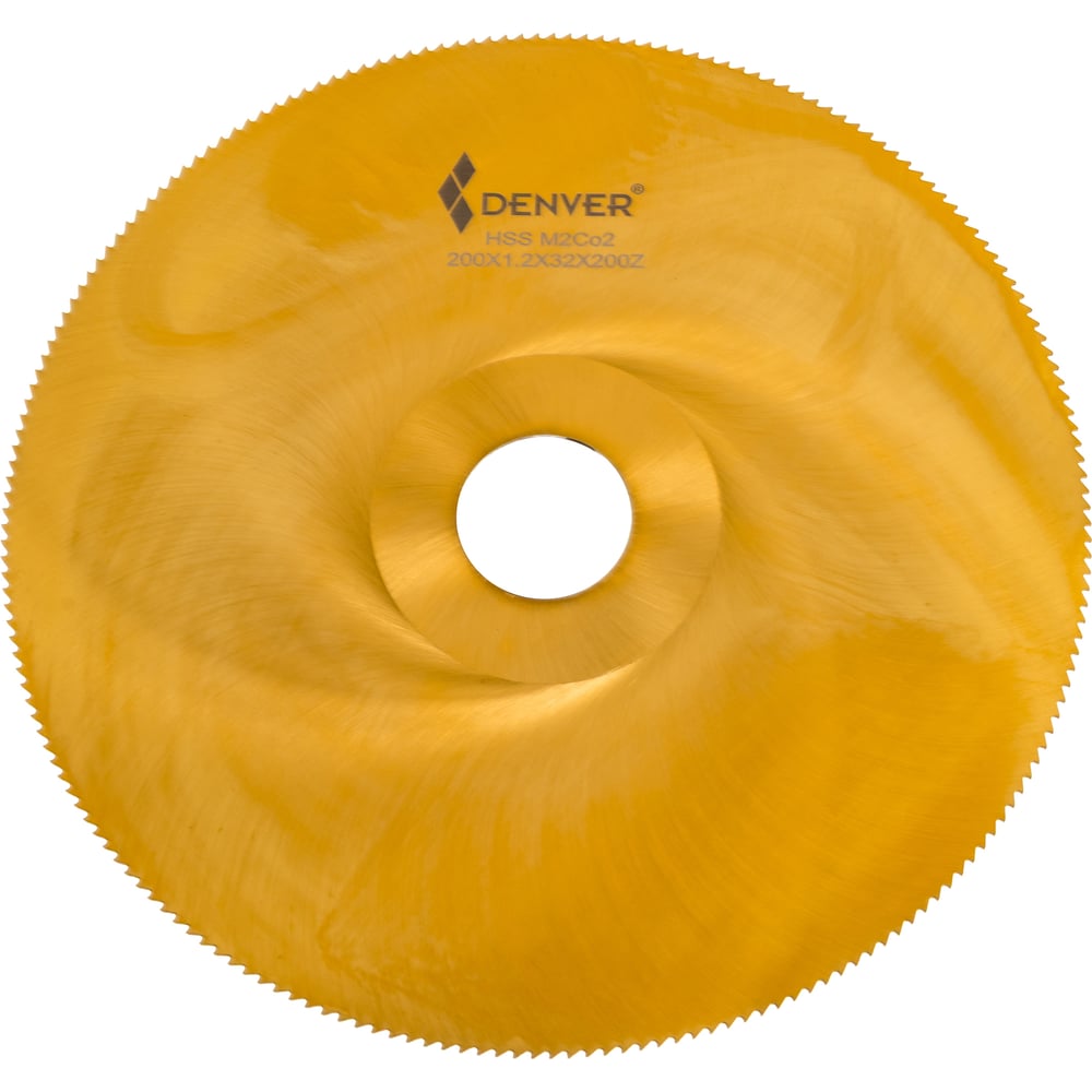 Изображение товара Пильный диск по алюминию HSS 200x1.2x32 мм M2CO2 TIN профессиональный