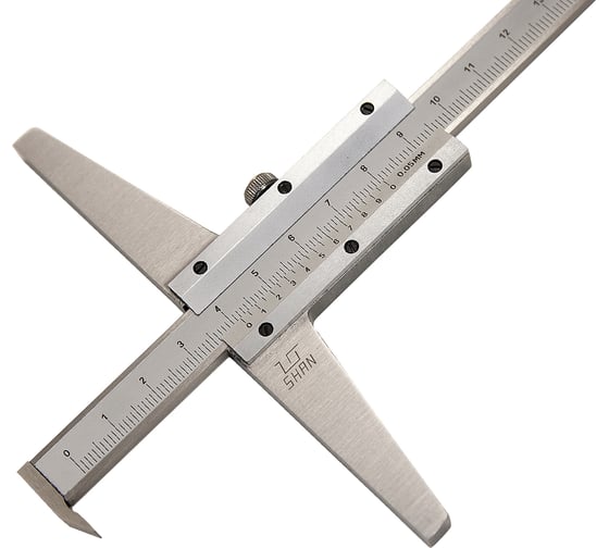 Изображение товара Штангенглубиномер с толщиномером 300 мм 0.05 SHAN 351336