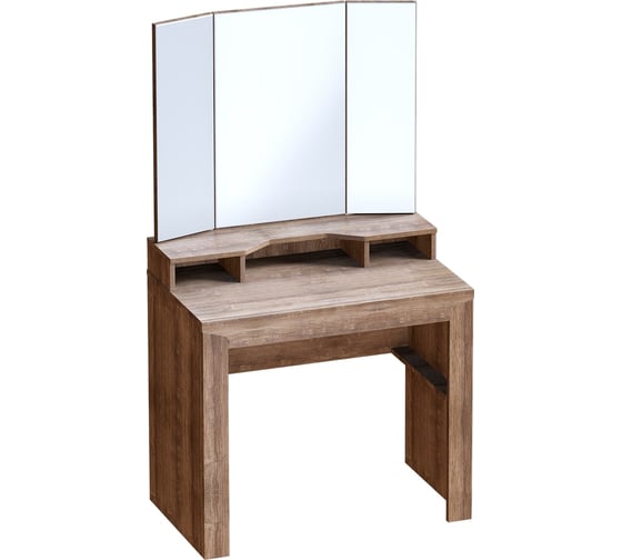 Изображение товара Туалетный стол Мебельград Соренто спальня, дуб стирлинг/дуб стирлинг матовый 29227