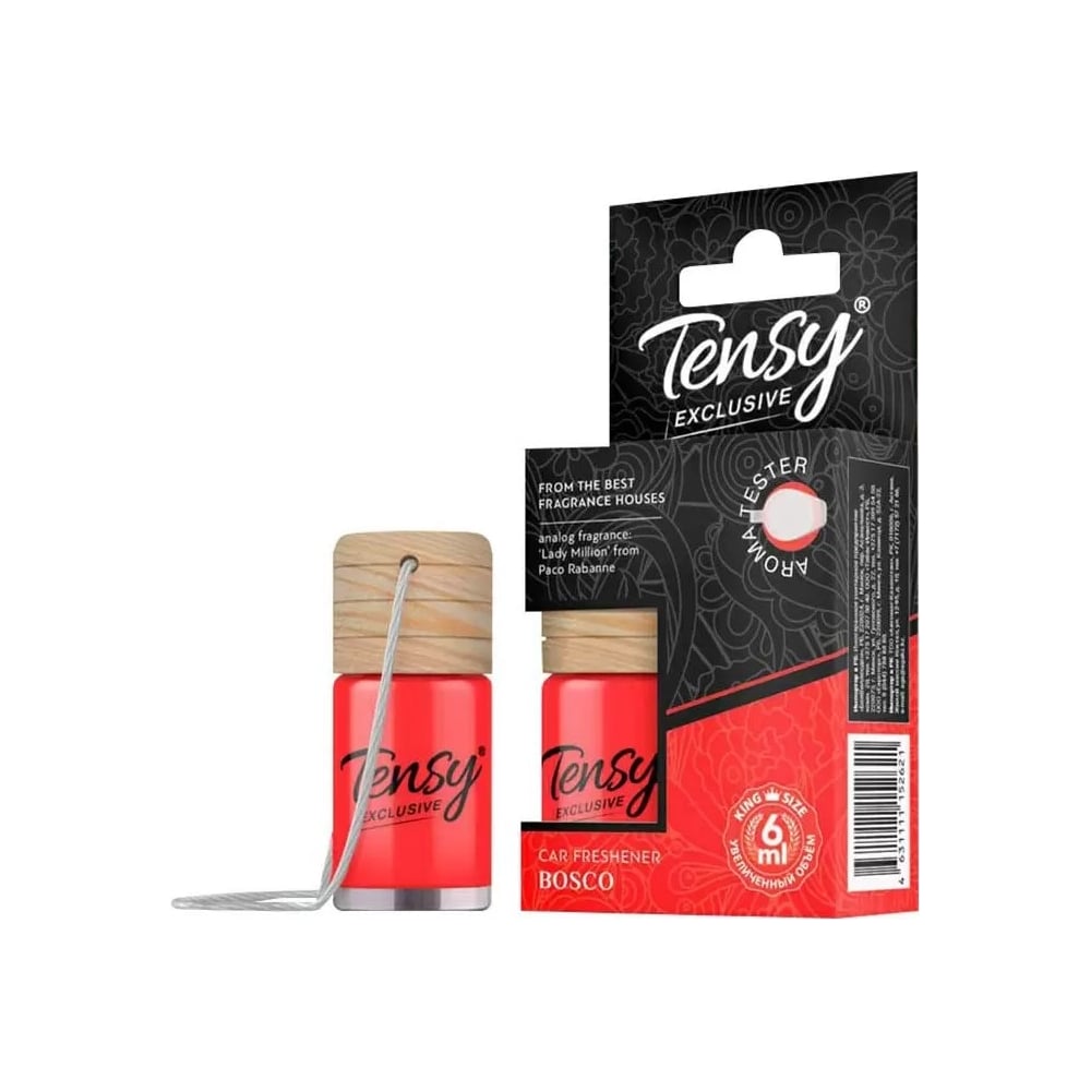 Изображение товара Ароматизатор Tensy бутылочка с дер.крыжкой эксклюзив sholk (шелк) с пробником TB-26